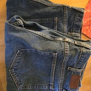 L.L. Bean Men's Dark Blue Straight-Leg Jeans